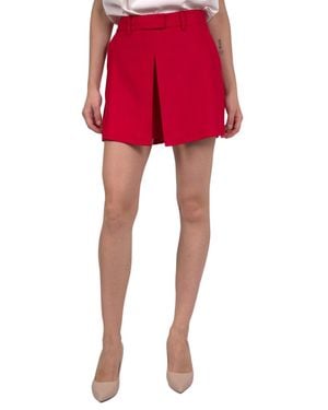 SIMONA CORSELLINI Cotton Shorts - Red