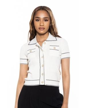 Alexia Admor Arya Top - White