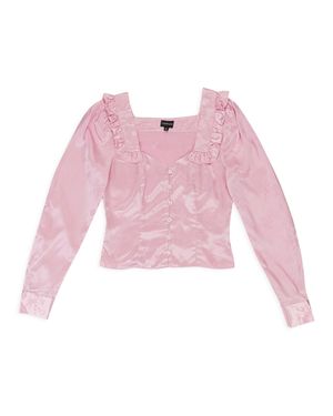 CALLIPYGIAN Jacquard Button-Up - Pink