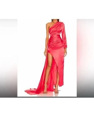 Michael Costello Heather Gown - Red