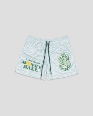 Baseballism Boys Youth Money Ball Diamond Air Mesh Shorts - Blue