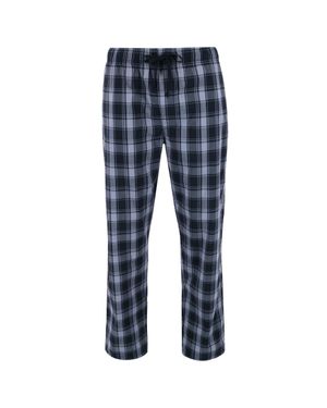 Hanes Big & Tall Comfort Flex Plaid Pajama Lounge Pant - Blue
