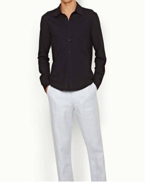 Orlebar Brown Giles Pique Shirt - Black