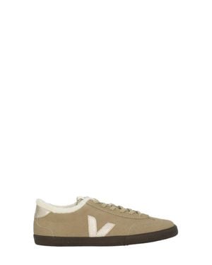 Veja Volley Winter Shearling Suede Low-Top Sneakers - Multicolor