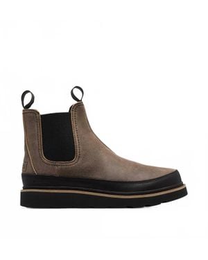 Sorel Slabtown 62 Waterproof Chelsea Boots - Brown