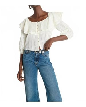 Nation Ltd Sandra Bishop Sleeves Blouse - Blue