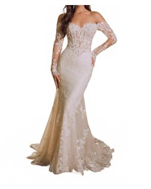 Mori Lee Rochelle Dress - Brown