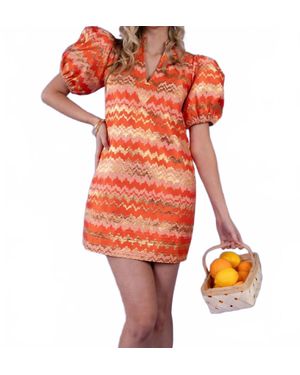 Emily Mccarthy Hampton Mini Dress - Orange