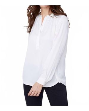 Renuar Long Dolman Sleeves Blouse - White