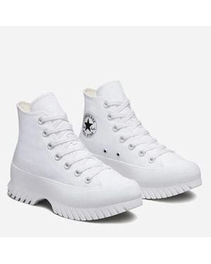 Converse Chuck Taylor All Star Lugged 2.0 A00871C 9.5 Shoes Rhs1872 - White
