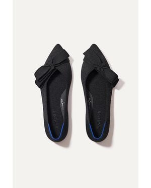 Rothy's The Bow Point Ii Flats - Black