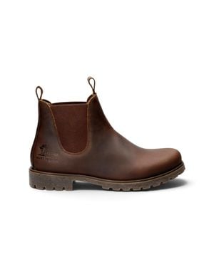 Panama Jack Leather Waterproof Chelsea Boots - Brown