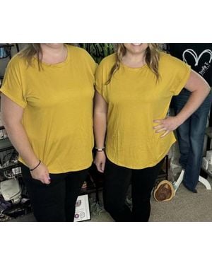 Sew In Love Luxe Tee - Yellow
