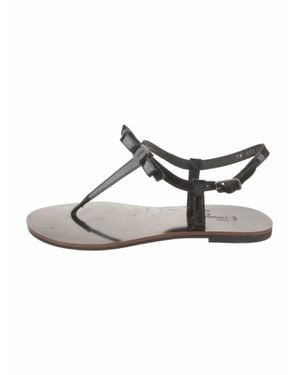 Ferragamo My Summer Flat Thong Sandal - White