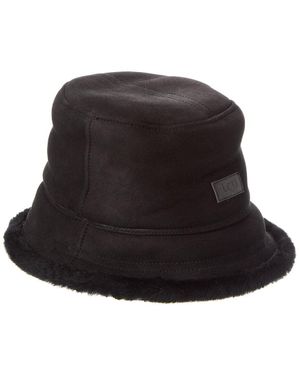UGG Sheepskin Bucket Hat - Black