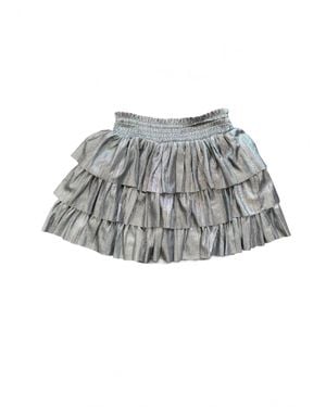 Summer Loving Girl's Starlight Shimmer Skirt - Gray