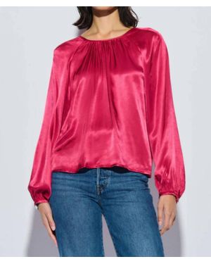 Nation Ltd Eveline Raglan Top - Red