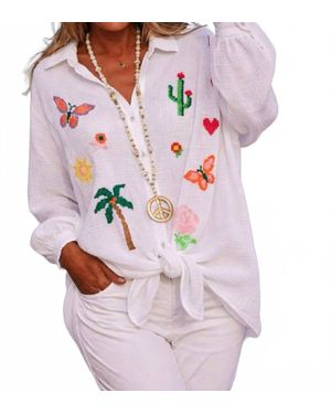 Lowie Italian Gauze Cotton Shirt - Pink