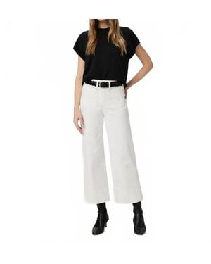 PAIGE Anessa Wide Leg Jeans - Black