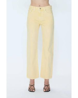 Pistola Lexi Straight Leg Jeans - White