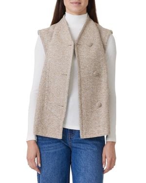 Habitual Brushed Twill Vest - Natural