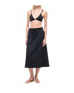 STAUD Shore Midi Skirt - Blue