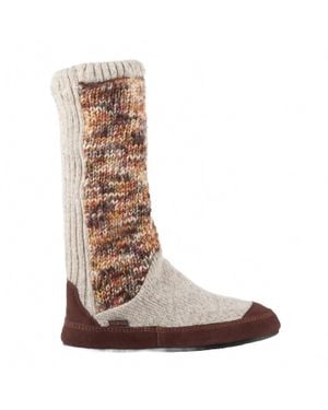 Acorn Slouch Boot Slipper - Brown