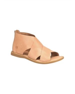 Born Imani Leather Sandals - Natural