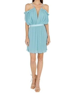 Akalia Oriella Sleeveless Mini Dress - Blue