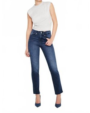 GOOD AMERICAN Good Classic Slim Straight Leg Jean - Blue