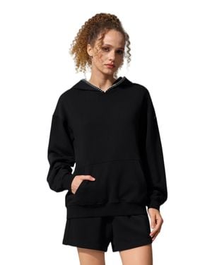 LILYSILK Seamflow Douceur Hoodie - Black