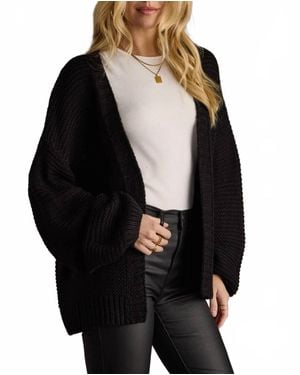 Panache Ski Knit Cardigan - Black