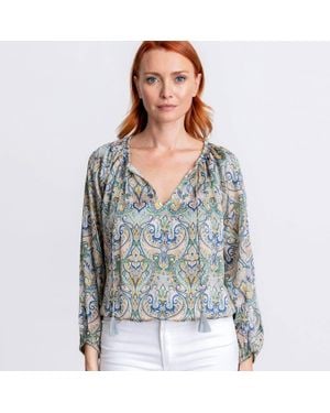 Go> By Go Silk Either Way Top - Gray