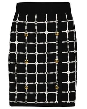 スカート ELISABETTA FRANCHI Women Mid Skirts IGO04746E2110 Black 25539910_55657212_600.jpg