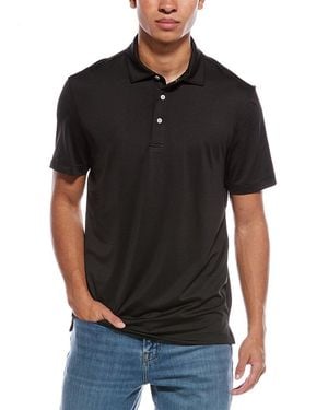 Robert Graham Canto Knit Polo Shirt - Black