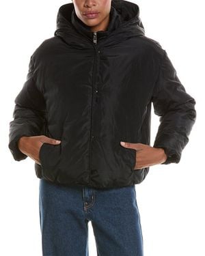 Kensie Memory Fabric Puffer Jacket - Black