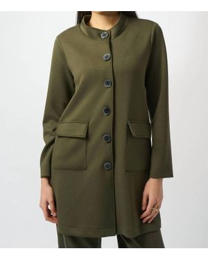 Joseph Ribkoff Scuba Knit Jacket - Green