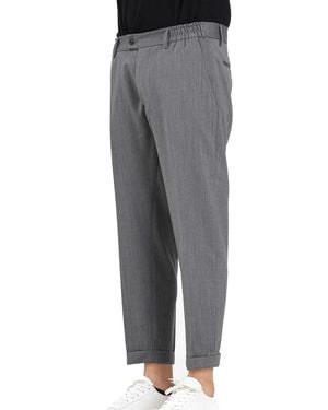 Yes London Virgin Wool Pants - Gray