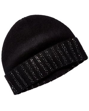 Sofiacashmere 6-Ply Cashmere Knit Hat - Black