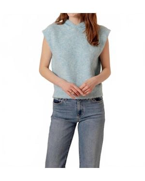 Elan Heidi Hooded Sweater - Blue