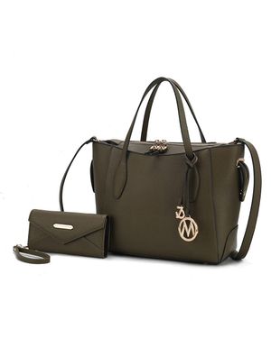 MKF Bruna Tote Bag With Wallet Set By Mia K - Black