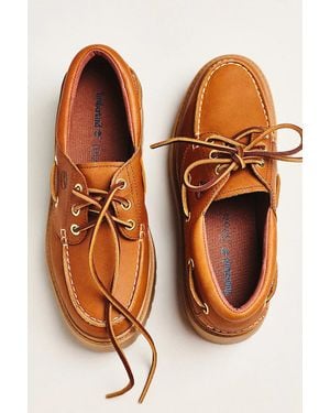 Timberland Stone Street Boat Shoes - Orange