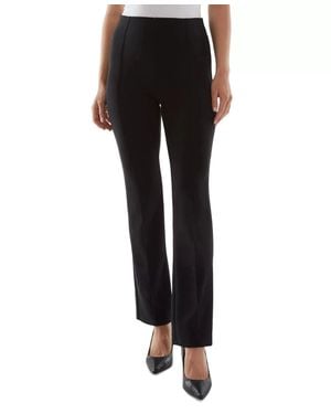 Bcx Lounge Pants Stretch Pintuck High Waisted Career Pall284 - Black