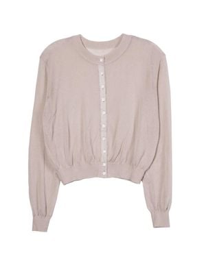 Ciao Lucia Hydra Sheer Cardigan - Natural