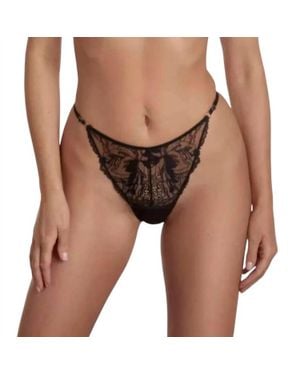 Ajour Campo Del Moro Lace Adjustable G String - Brown