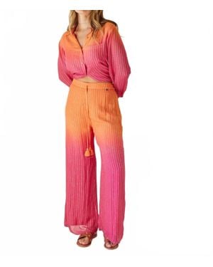 Z & L Europe Sunset Pant - Red