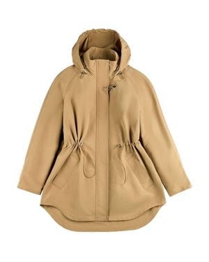 Fay Functional Medium Parka With Hood - Natural