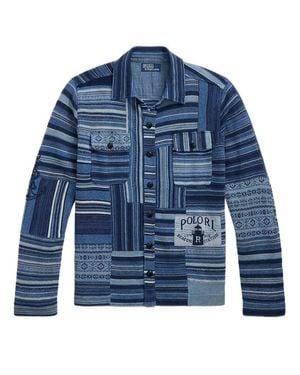 Polo Ralph Lauren Long-Sleeve Cardigan With Multi-Way Stripe Pattern - Blue