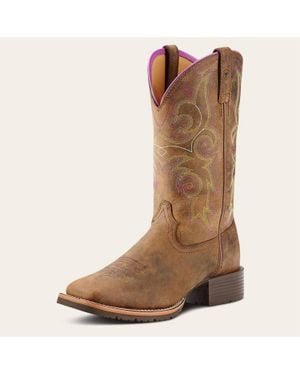 Ariat Hybrid Rancher Western Boots - Brown