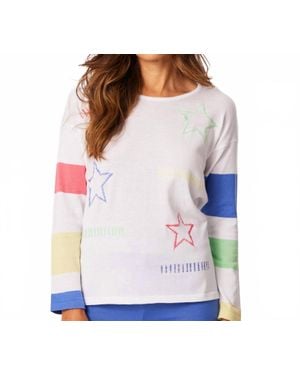 French Kyss Scoop Star Top - Multicolor